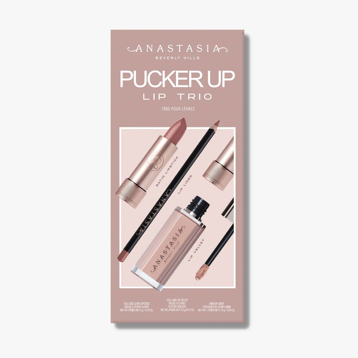 Pucker Up Lip Trio - Malt / Blush Brown / Crush